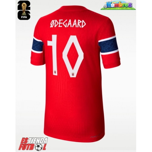 Noruega Martin Odegaard #10 Primera Equipación Mundial 2026 Manga Corta